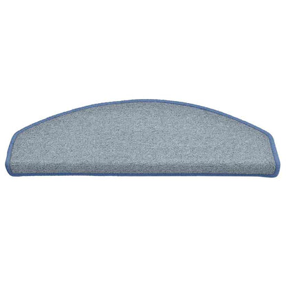 Stufenmatten 30 Stk. 65x24x4 cm Hellgrau und Blau Halbrund Groß