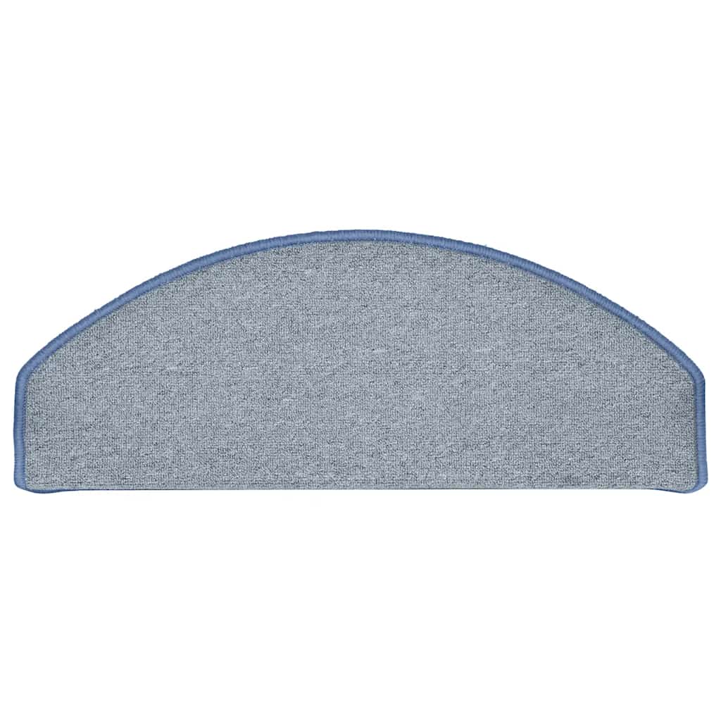 Stufenmatten 30 Stk. 65x24x4 cm Hellgrau und Blau Halbrund Groß