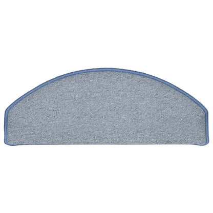Stufenmatten 30 Stk. 65x24x4 cm Hellgrau und Blau Halbrund Groß