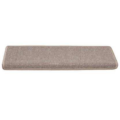 Stufenmatten 30 Stk. 65x21x4 cm Hellbraun Rechteckiger Rand