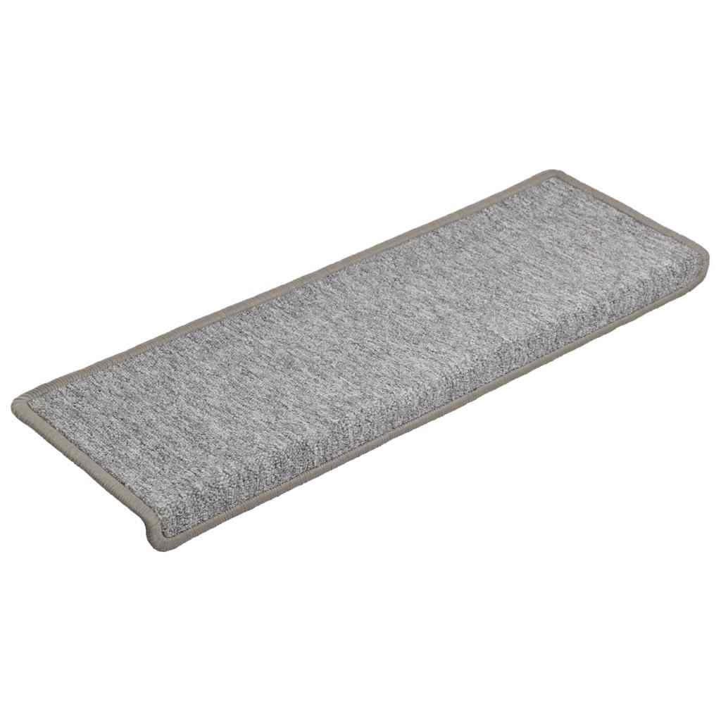 Stufenmatten 30 Stk. 65x21x4 cm Hellgrau Rechteckiger Rand