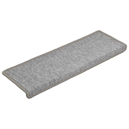 Stufenmatten 30 Stk. 65x21x4 cm Hellgrau Rechteckiger Rand