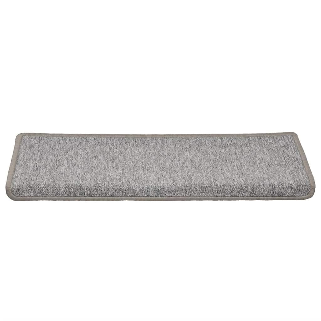 Stufenmatten 30 Stk. 65x21x4 cm Hellgrau Rechteckiger Rand