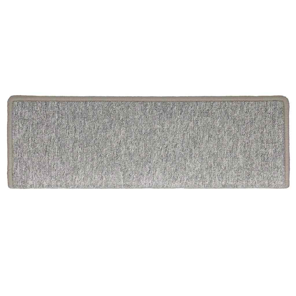 Stufenmatten 30 Stk. 65x21x4 cm Hellgrau Rechteckiger Rand