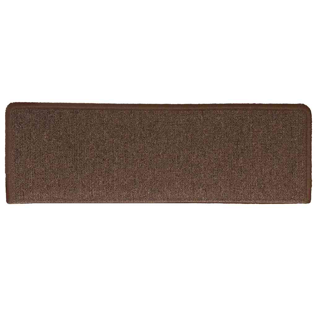 Stufenmatten 30 Stk. 65x21x4 cm Kaffeebraun Rechteckiger Rand