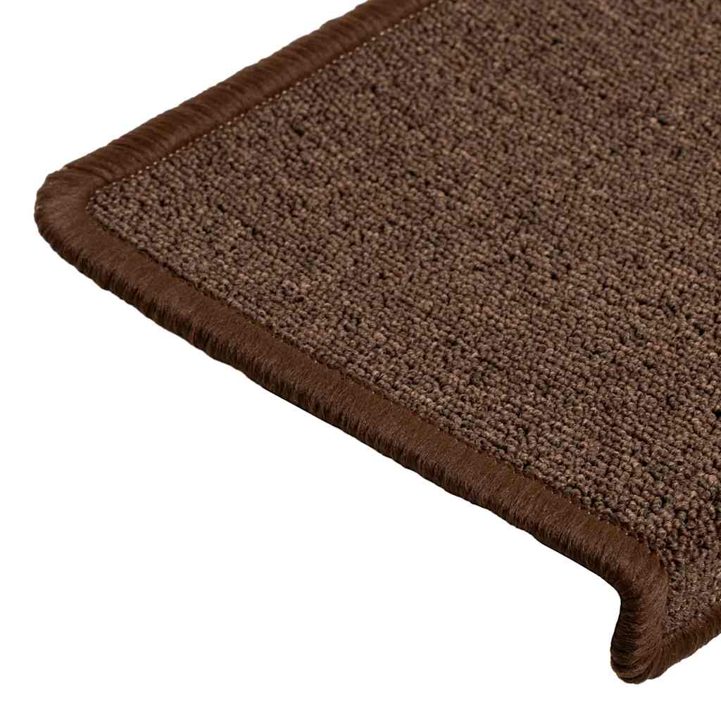 Stufenmatten 30 Stk. 65x21x4 cm Kaffeebraun Rechteckiger Rand
