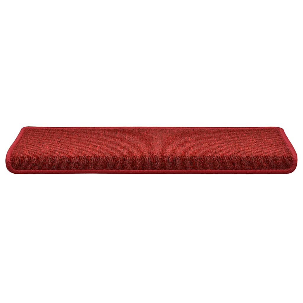 Stufenmatten 30 Stk. 65x21x4 cm Bordeaux Rechteckiger Rand