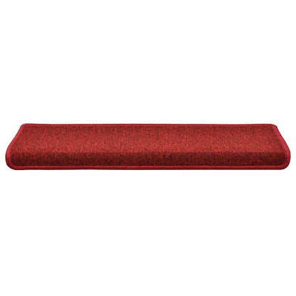 Stufenmatten 30 Stk. 65x21x4 cm Bordeaux Rechteckiger Rand