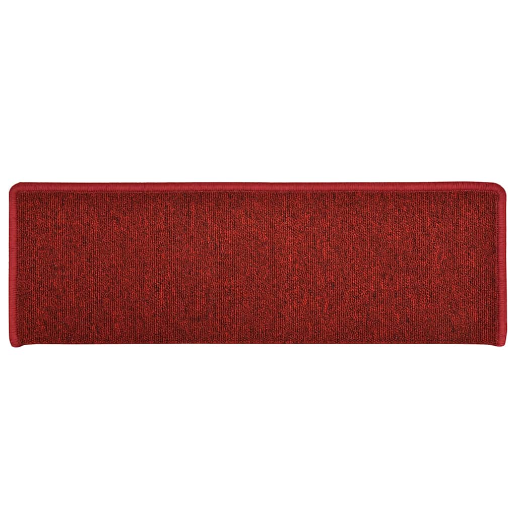 Stufenmatten 30 Stk. 65x21x4 cm Bordeaux Rechteckiger Rand