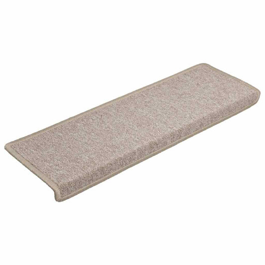 Stufenmatten 30 Stk. 65x21x4 cm Taupe Rechteckiger Rand