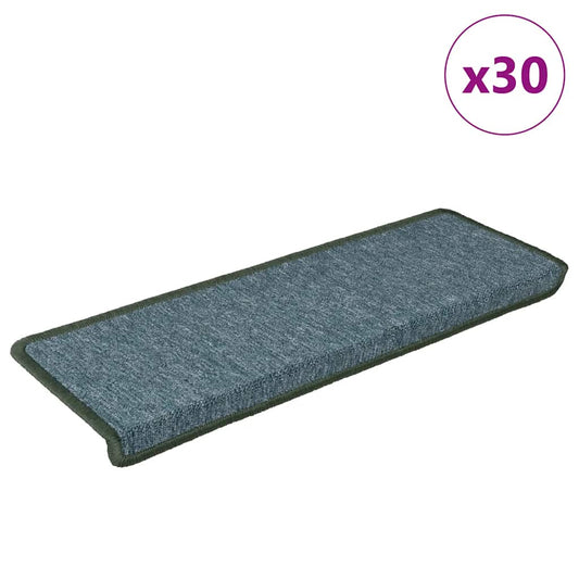 Stufenmatten 30 Stk. 65x21x4 cm Dunkelgrün Rechteckiger Rand
