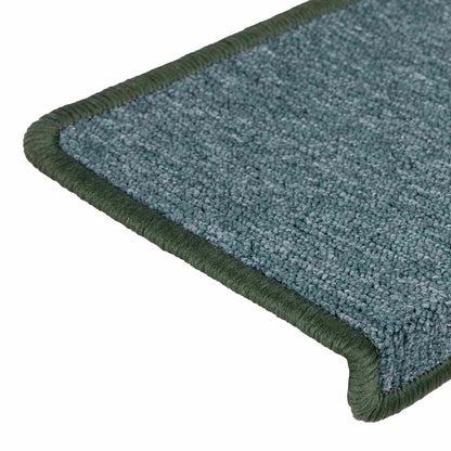 Stufenmatten 30 Stk. 65x21x4 cm Dunkelgrün Rechteckiger Rand