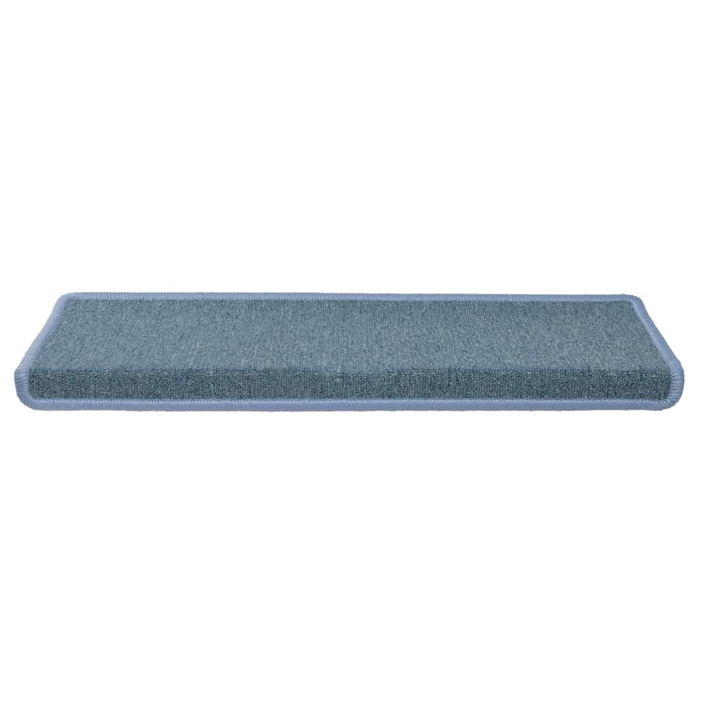 Stufenmatten 30 Stk. 65x21x4 cm Seeblau Rechteckiger Rand