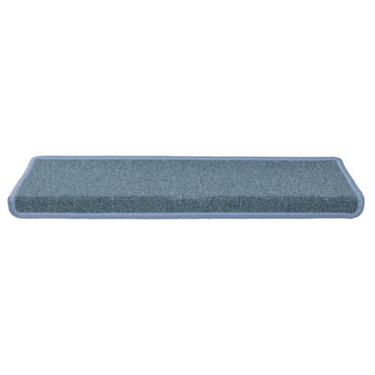 Stufenmatten 30 Stk. 65x21x4 cm Seeblau Rechteckiger Rand
