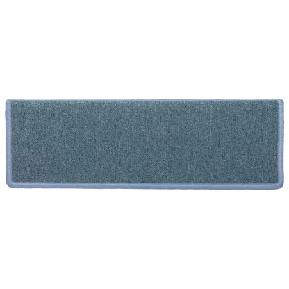Stufenmatten 30 Stk. 65x21x4 cm Seeblau Rechteckiger Rand