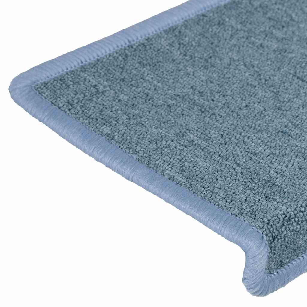 Stufenmatten 30 Stk. 65x21x4 cm Seeblau Rechteckiger Rand