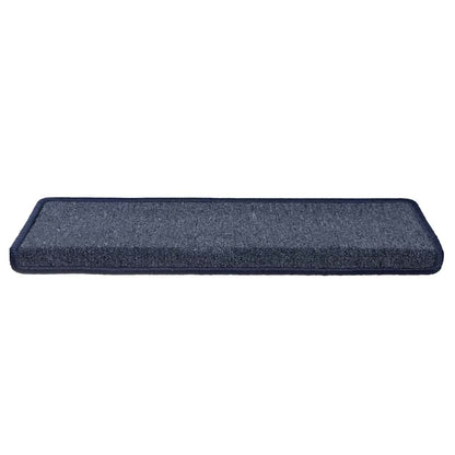 Stufenmatten 30 Stk. 65 x 21 x 4 cm Dunkelgrau und Blau Rechteckiger Rand