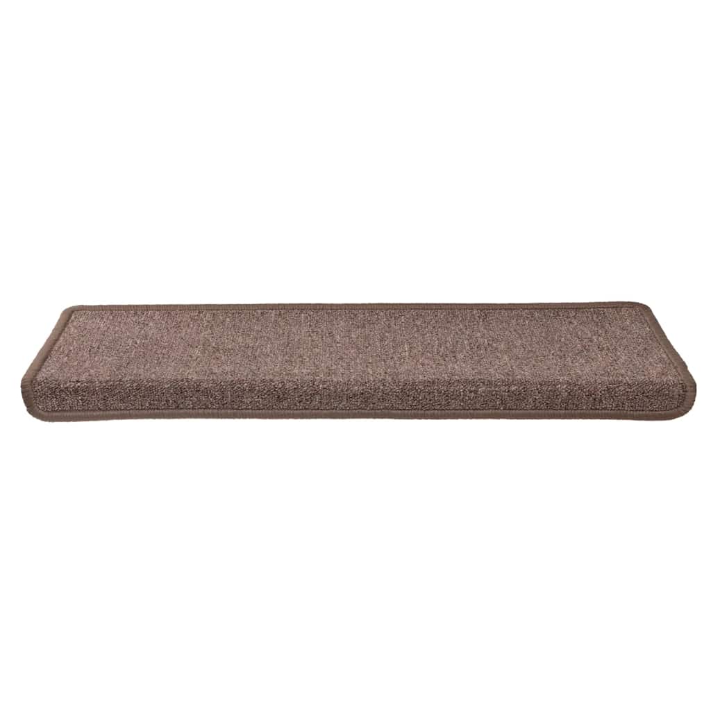 Stufenmatten 30 Stk. 65x21x4 cm Braun Rechteckiger Rand