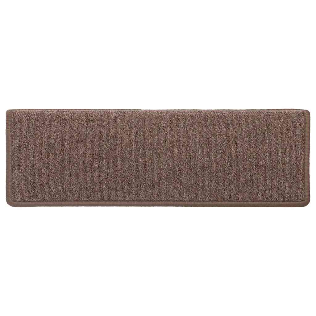 Stufenmatten 30 Stk. 65x21x4 cm Braun Rechteckiger Rand