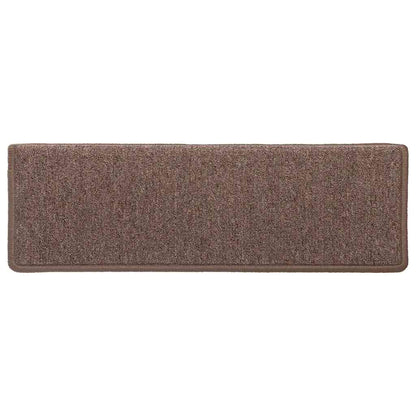 Stufenmatten 30 Stk. 65x21x4 cm Braun Rechteckiger Rand