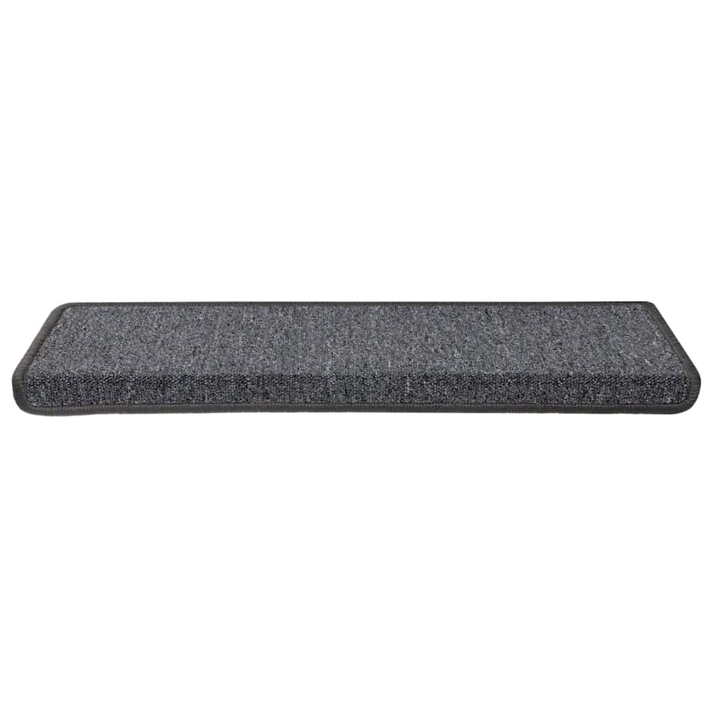 Stufenmatten 30 Stk. 65x21x4 cm Dunkelgrau Rechteckiger Rand