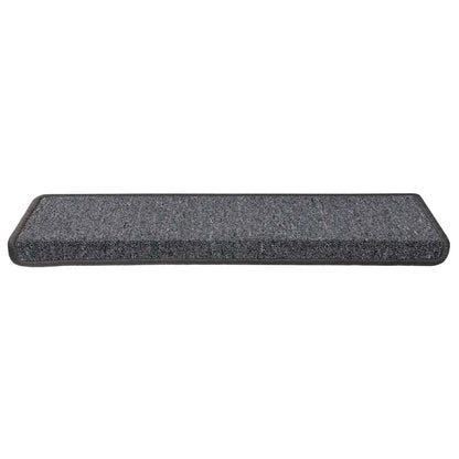 Stufenmatten 30 Stk. 65x21x4 cm Dunkelgrau Rechteckiger Rand