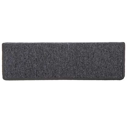 Stufenmatten 30 Stk. 65x21x4 cm Dunkelgrau Rechteckiger Rand