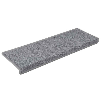 Stufenmatten 30 Stk. 65x21x4 cm Hellgrau Rechteckiger Rand