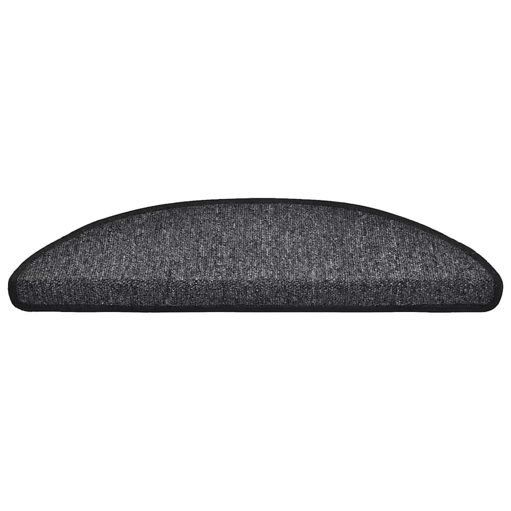 Stufenmatten 20 Stk. 56x17x3 cm Anthrazit Halbrund