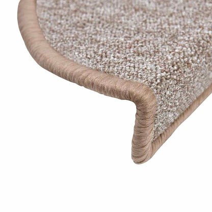 Stufenmatten 20 Stk. 56x17x3 cm Hellbraun Halbrund