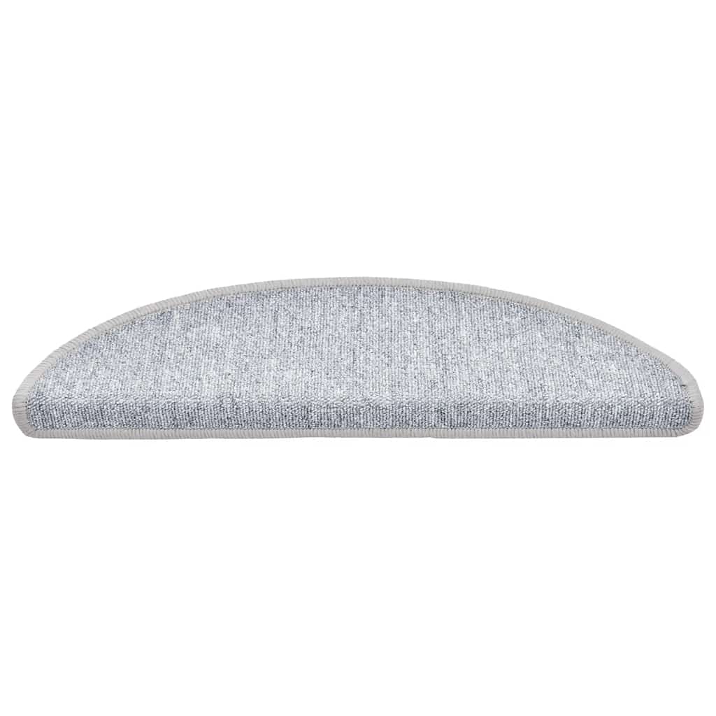 Stufenmatten 20 Stk. 56x17x3 cm Hellgrau Halbrund