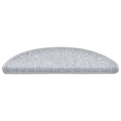 Stufenmatten 20 Stk. 56x17x3 cm Hellgrau Halbrund