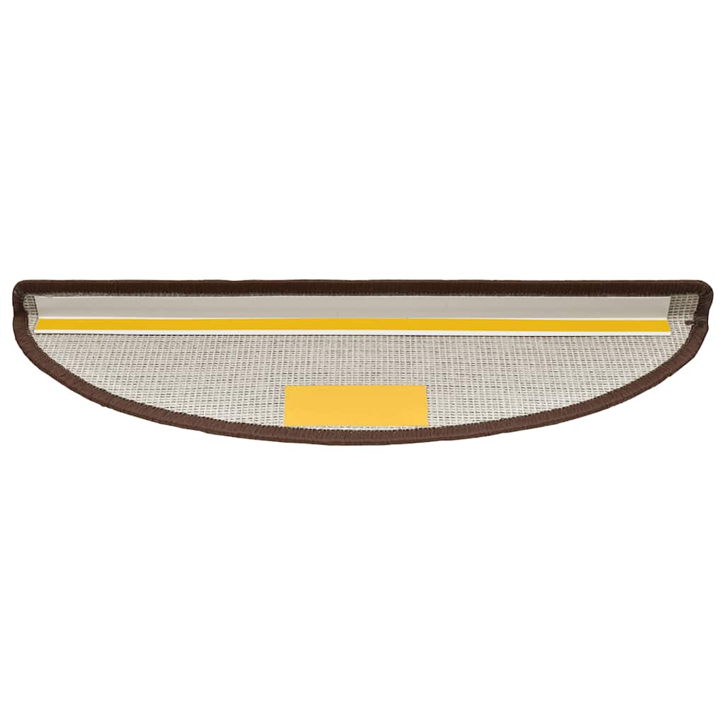 Stufenmatten 20 Stk. 56x17x3 cm Kaffeebraun Halbrund