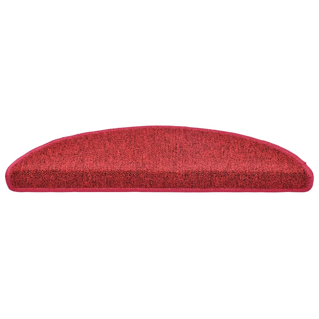 Stufenmatten 20 Stk. 56x17x3 cm Bordeaux Halbrund