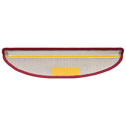 Stufenmatten 20 Stk. 56x17x3 cm Bordeaux Halbrund