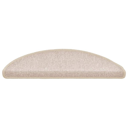 Stufenmatten 20 Stk. 56x17x3 cm Taupe Halbrund