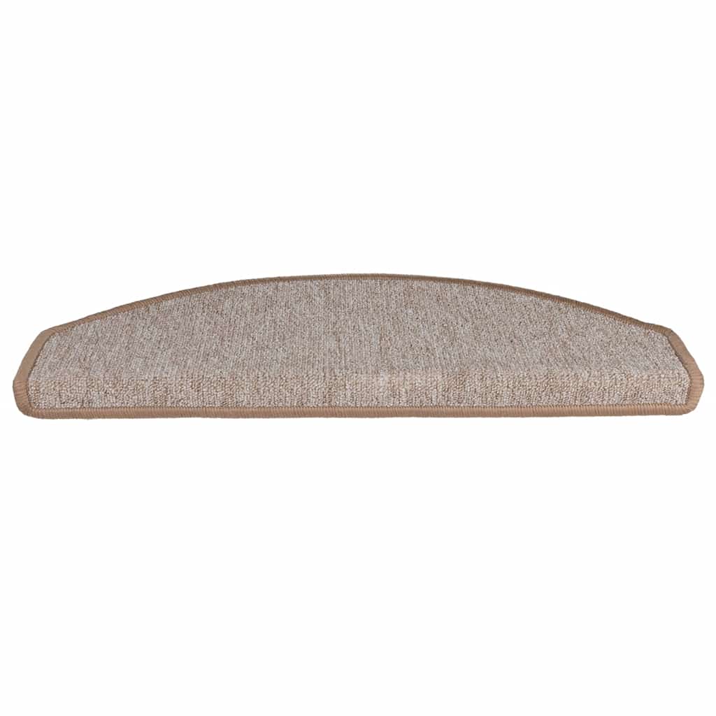 Stufenmatten 20 Stk. 65x24x4 cm Hellbraun Halbrund Groß