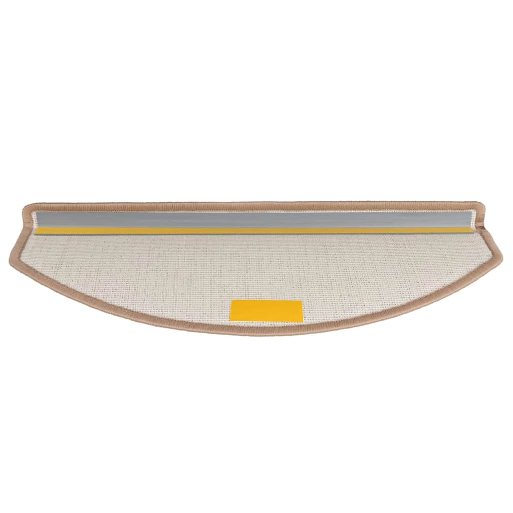Stufenmatten 20 Stk. 65x24x4 cm Hellbraun Halbrund Groß