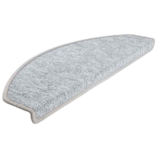 Stufenmatten 20 Stk. 65x24x4 cm Hellgrau Halbrund Groß