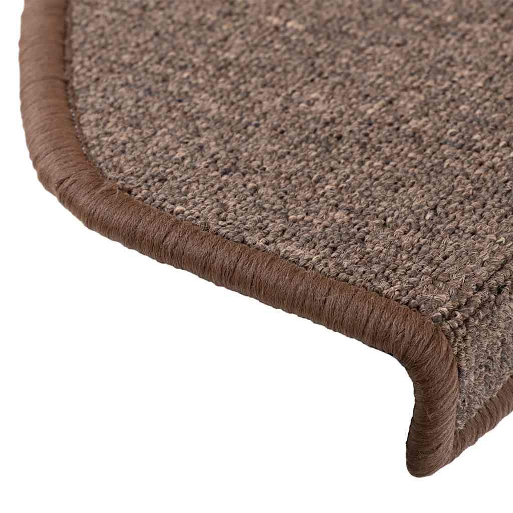 Stufenmatten 20 Stk. 65x24x4 cm Kaffeebraun Halbrund Groß
