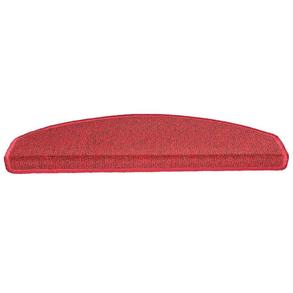 Stufenmatten 20 Stk. 65x24x4 cm Bordeaux Halbrund Groß