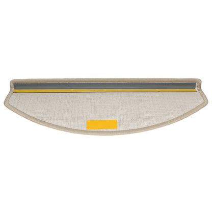 Stufenmatten 20 Stk. 65x24x4 cm Taupe Halbrund Groß