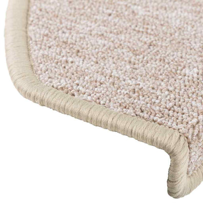 Stufenmatten 20 Stk. 65x24x4 cm Taupe Halbrund Groß