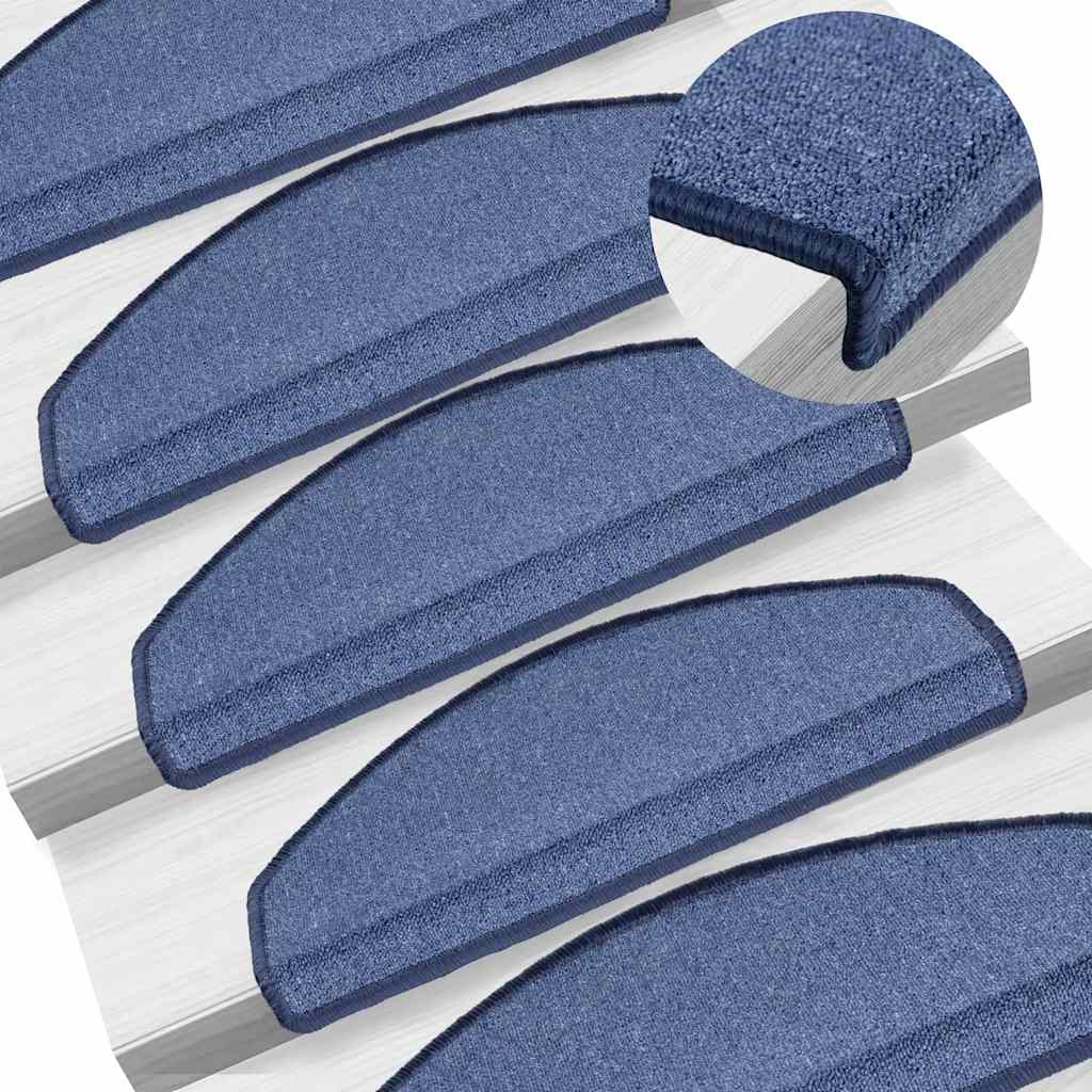 Stufenmatten 20 Stk. 65x24x4 cm Blau Halbrund Groß