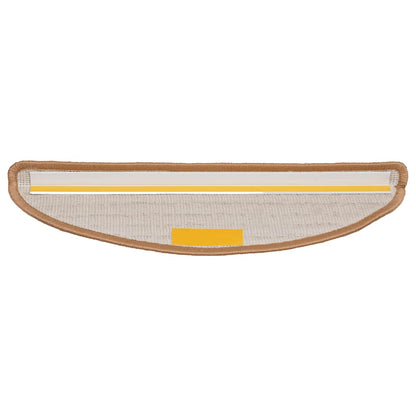Stufenmatten 30 Stk. 56x17x3 cm Beige Halbrund
