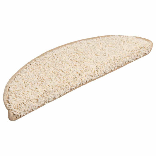 Stufenmatten 30 Stk. 56x17x3 cm Creme Halbrund