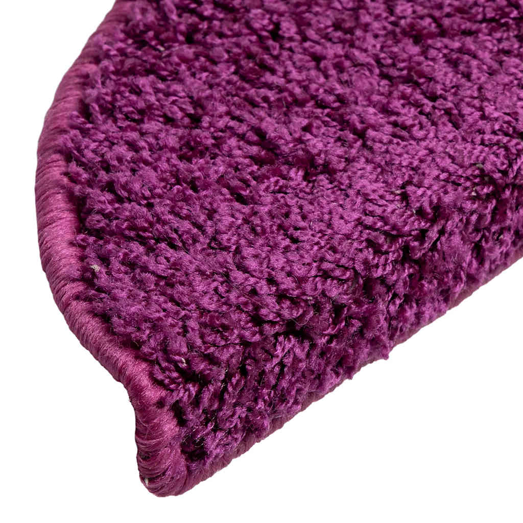 Stufenmatten 30 Stk. 56x17x3 cm Violett Halbrund