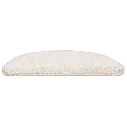 Stufenmatten 30 Stk. 56x17x3 cm Weiß Halbrund