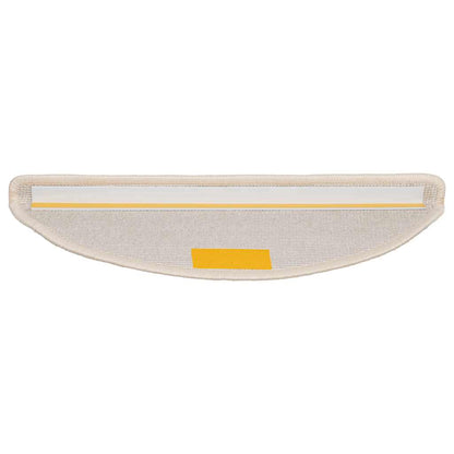 Stufenmatten 30 Stk. 56x17x3 cm Weiß Halbrund