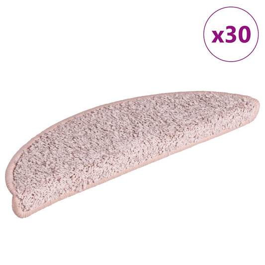 Stufenmatten 30 Stk. 56x17x3 cm Hellrosa Halbrund